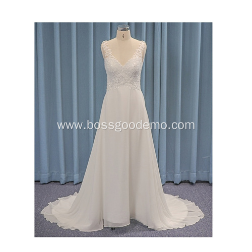 Plus Size Women Strapless Frock Designs Appliqued Flowers Bride Use Bridal satin Wedding Dresses